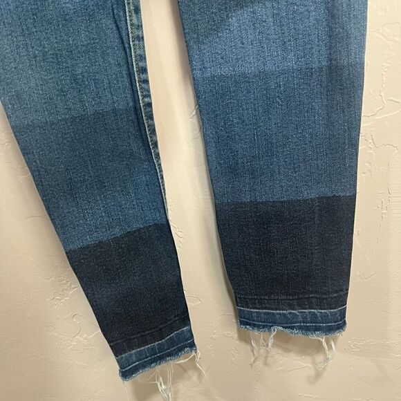 Flying Monkey Size 26 Color Block Ankle Skinny Jeans - Picture 6 of 8